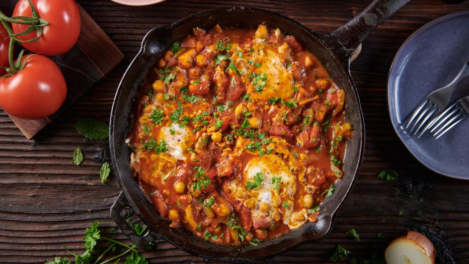 Šakšuka su Tikka Masala padažu