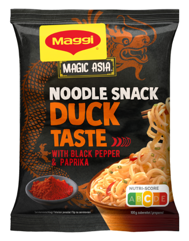 Maggi Magic Azijos Aštrių antienos makaronų pakuotė