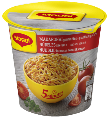 MAGGI 5minutes makaronai grietinėlės-pomidorų padaže 62g