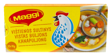 MAGGI® vištienos sultinys kubeliais (12x10g) 120g