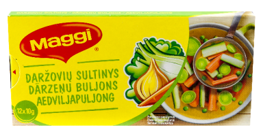 MAGGI® daržovių sultinys kubeliais (12x10g) 120g