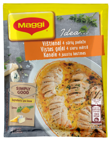 MAGGI®  IDEA... Mišinys vištienai keturių sūrių padaže 32g