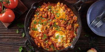 Šakšuka su Tikka Masala padažu